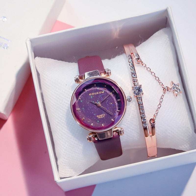 Femmes Starry Cadran Versatile Fashion Watch
