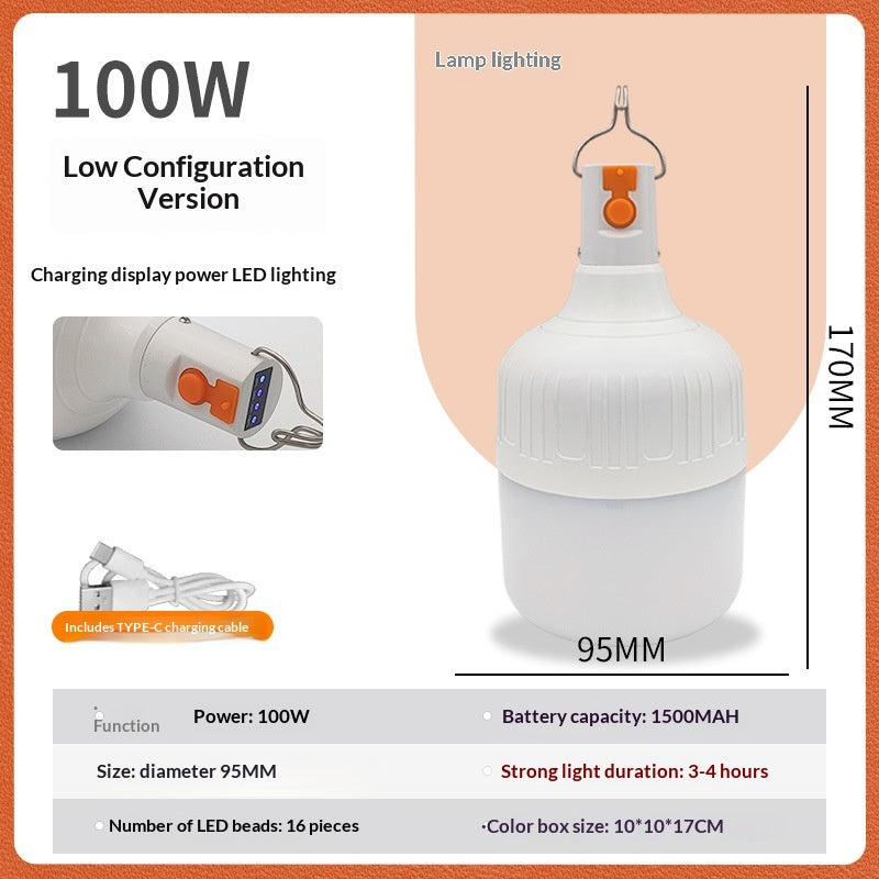 Ampoule rechargeable LED à haute luminosité