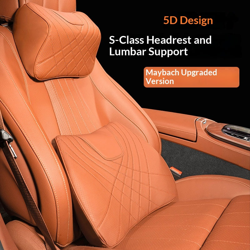Têtes de voiture Collier Oreiller Lombaire Support Coussin Intérieur Accessoires