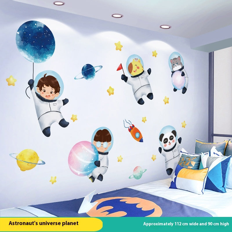 Stickers Décorations Murales Astronautes Spaceman