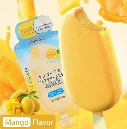 Choisis-moi crème glacé Jelly pudding Mango Melon Fraise 3 parfum doux Snack Dessert pour D
