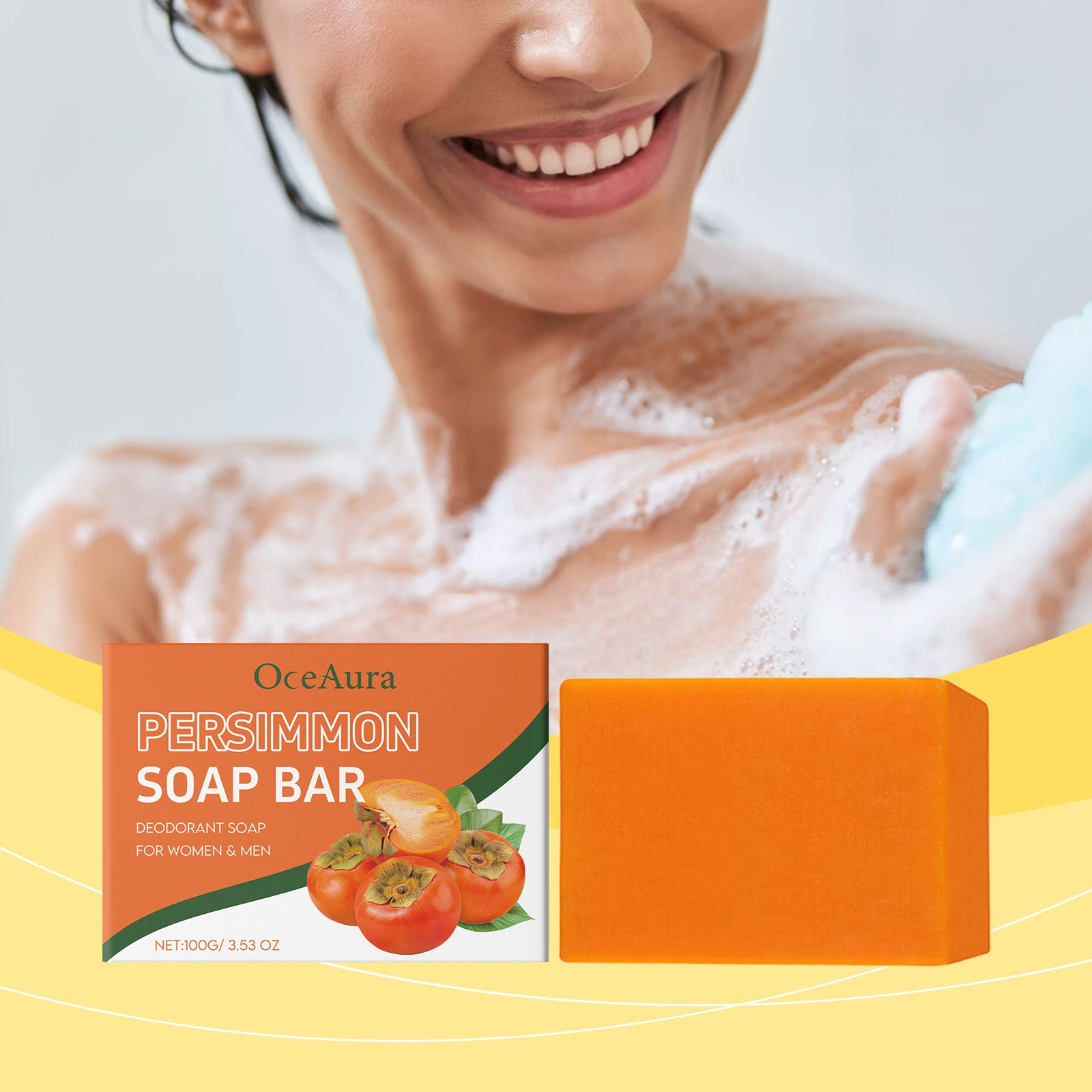 Savon de bain Persimmon 1 00g 1 Boîte