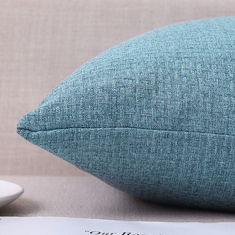 Coussin en coton et lin