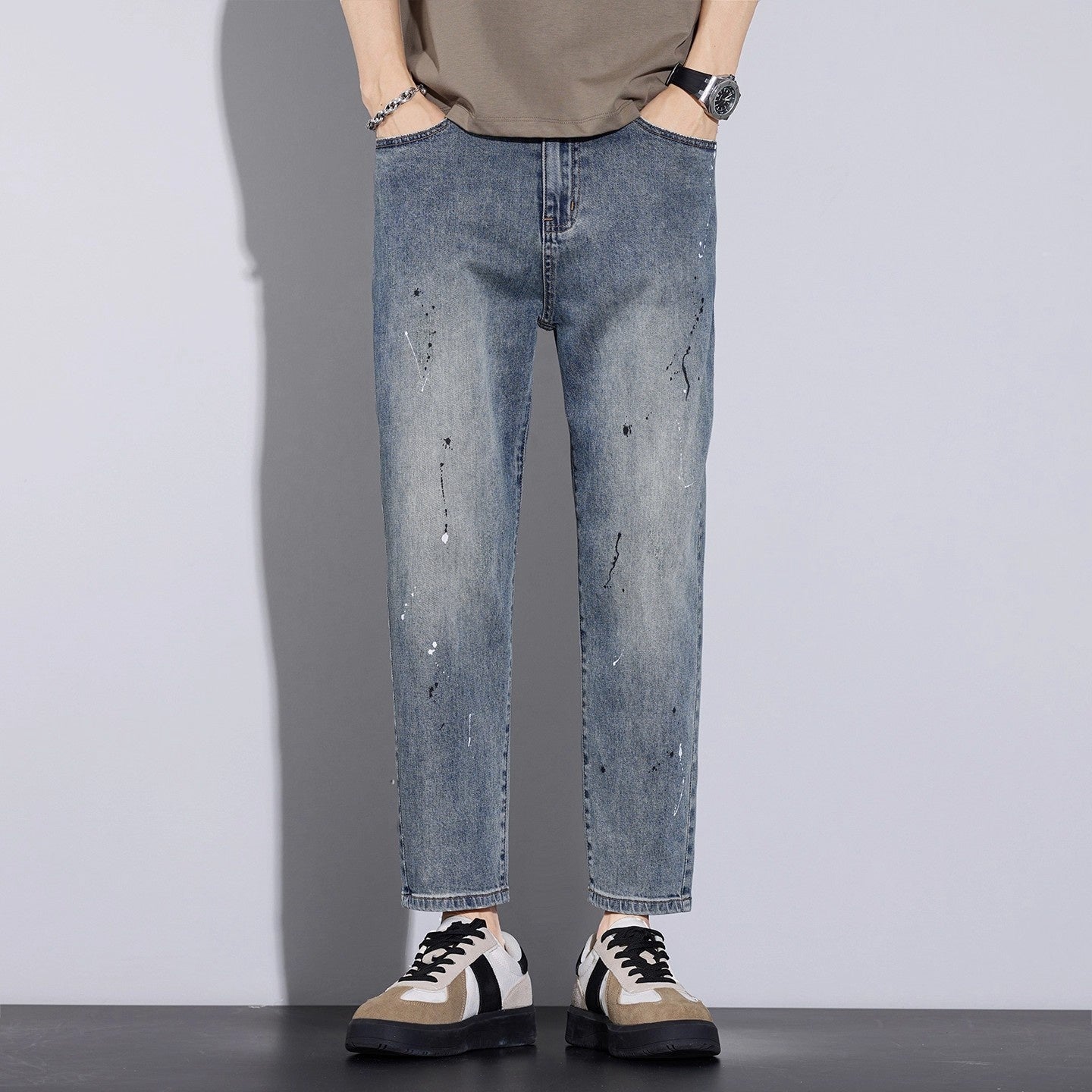 Jeans de style américain pour homme style fin d'été