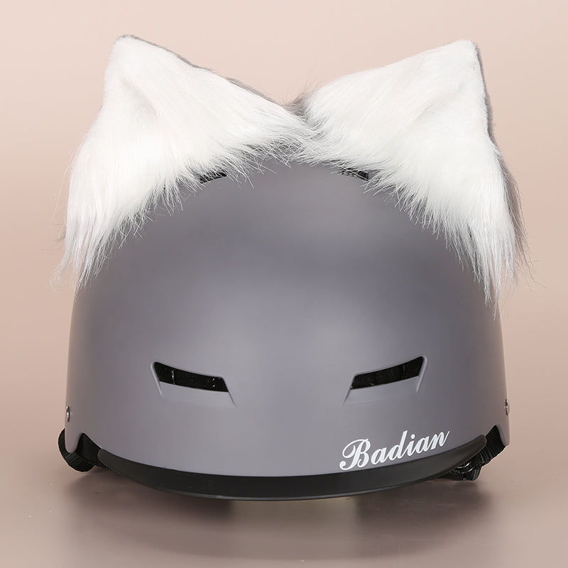 Mignon casque de dessin animé et couverture de chapeau