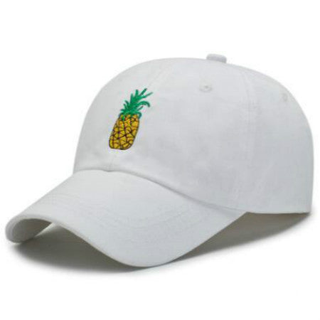 Cap de baseball en ananas brodé Coton réglable