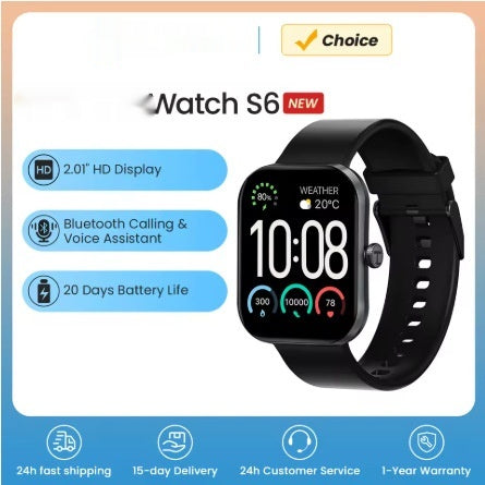 Montre Haylou S6S003 Montre Smart Bluetooth Silicone