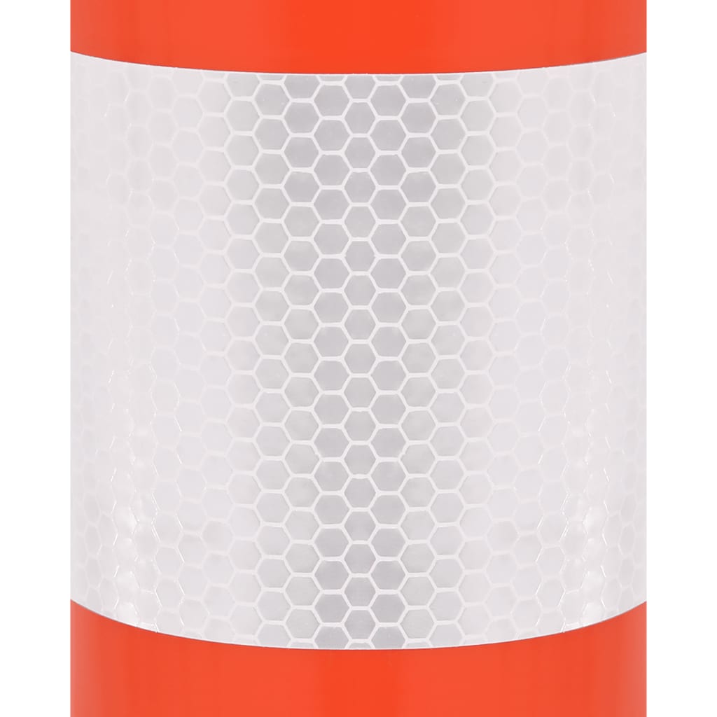 Bollards, 10 pièces, avec chaîne, 75 cm