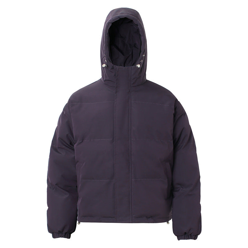 Veste à capuche en coton style américain