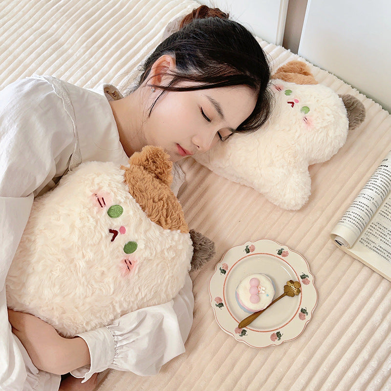 Jouet mignon en peluche d'oreiller de chat de dessin animé