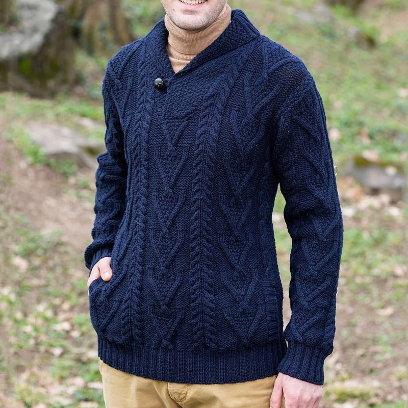 Chandails d'automne Hommes Pull à manches longues