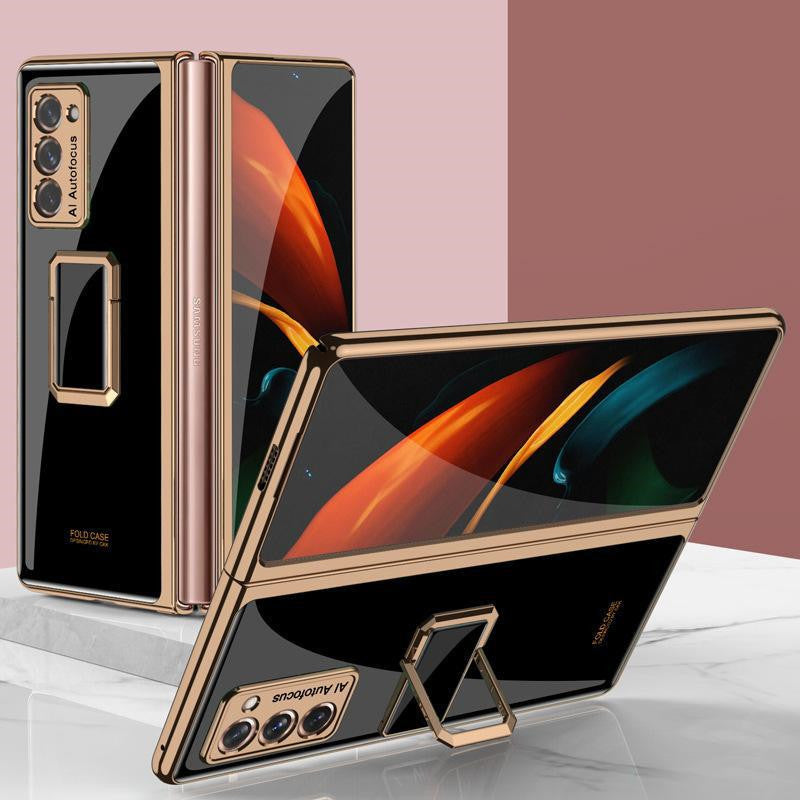 Pliage vertical horloge boîtier téléphonique entièrement inclusive personnalité Homme