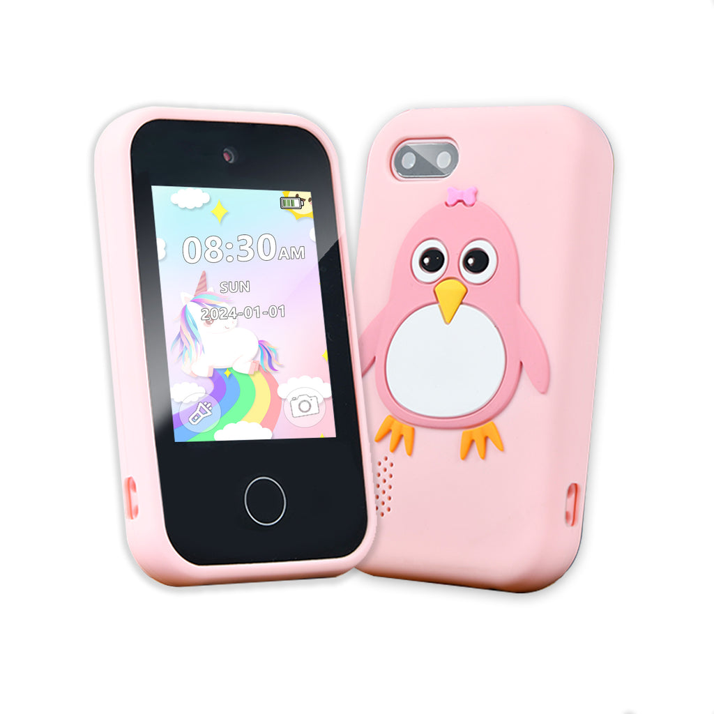 Smart Touch pour enfants Téléphone portable Silicone Penguin Toy