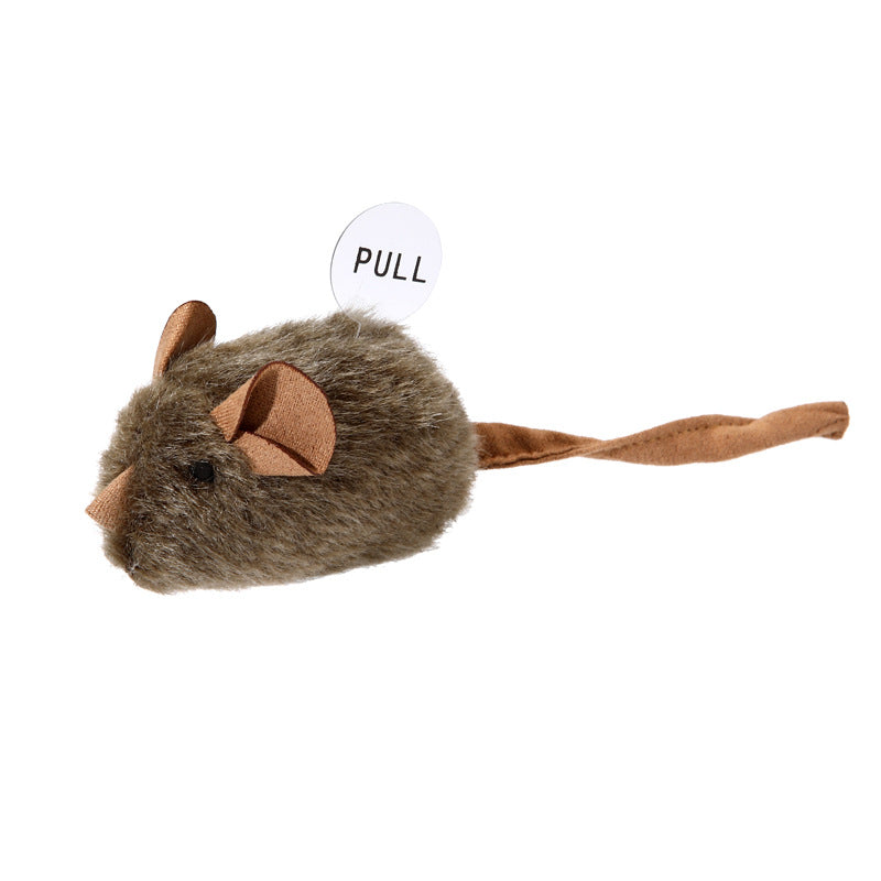 Jouet chat en peluche Simulation Sound Little Mouse Produits pour animaux de compagnie