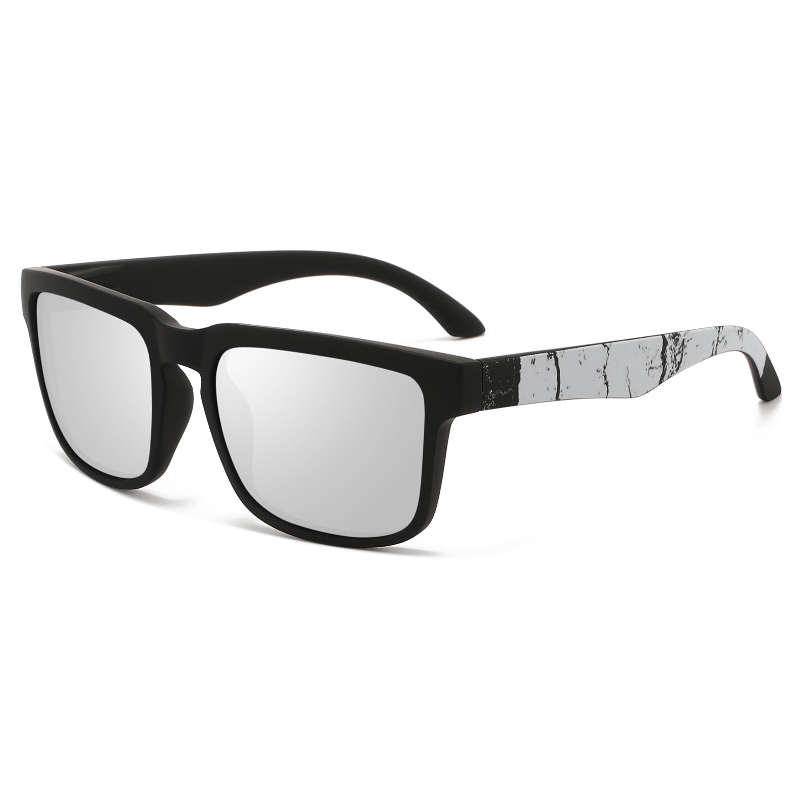 Lunettes de soleil enrobées d'irides polarisés à vélo pour hommes