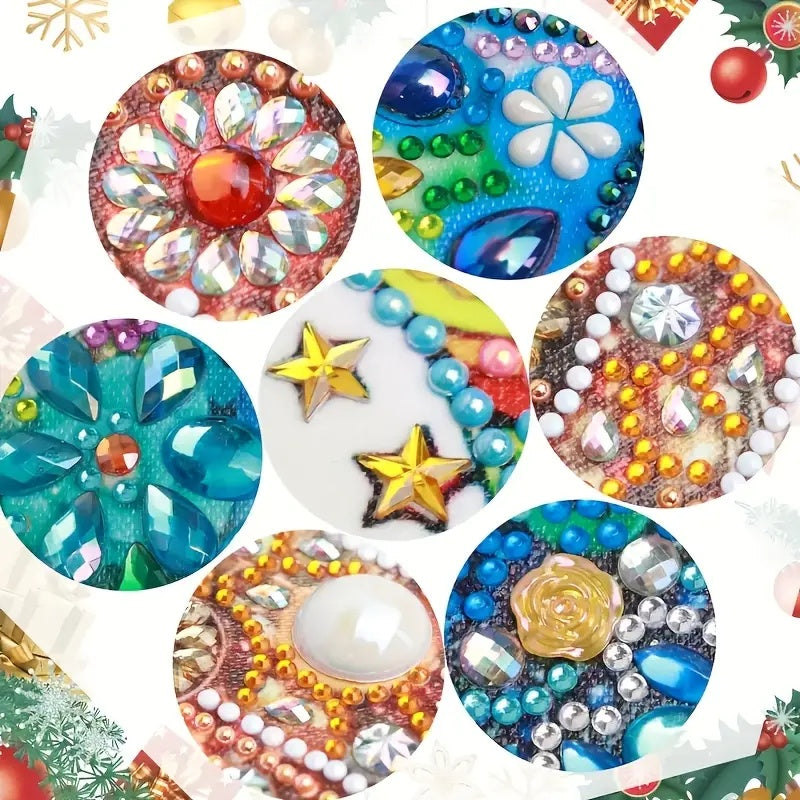 Porte-clés de peinture diamant bricolage - Motif animal