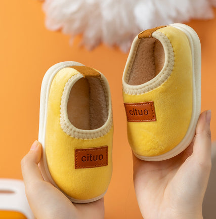 Pantoufles de coton pour enfants pour l'automne et l'hiver