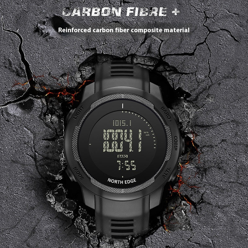 Carbon Fibre Sports de plein air Randonnée et montre de natation