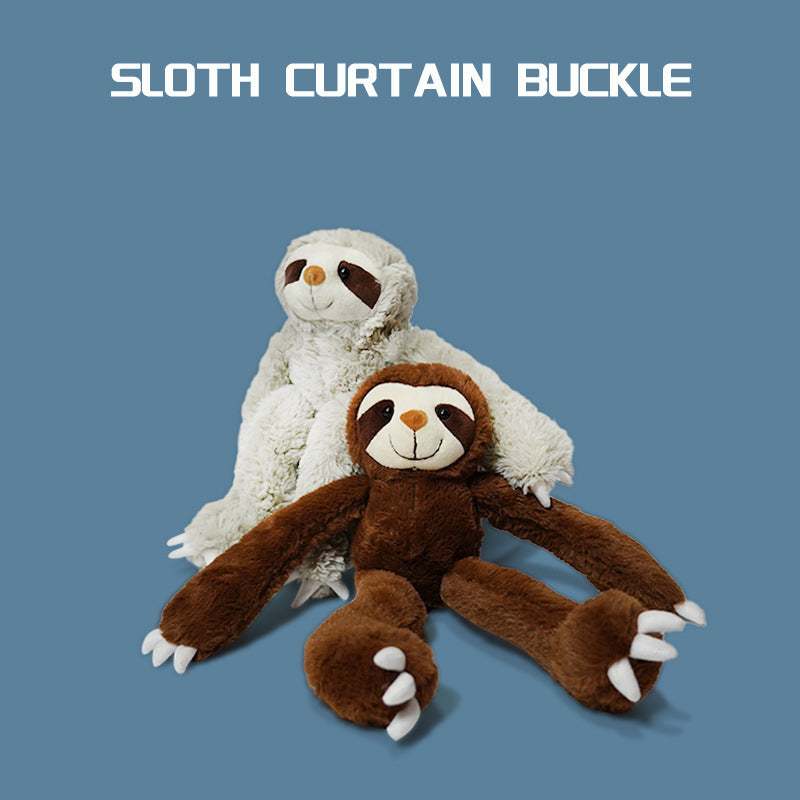 Jouet de poupée en peluche de sloth animal mignon Bradypod Plushie Poupée douce farcie pour cadeaux de Noël