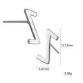 Boucles d'oreilles Nordic Rune en acier inoxydable