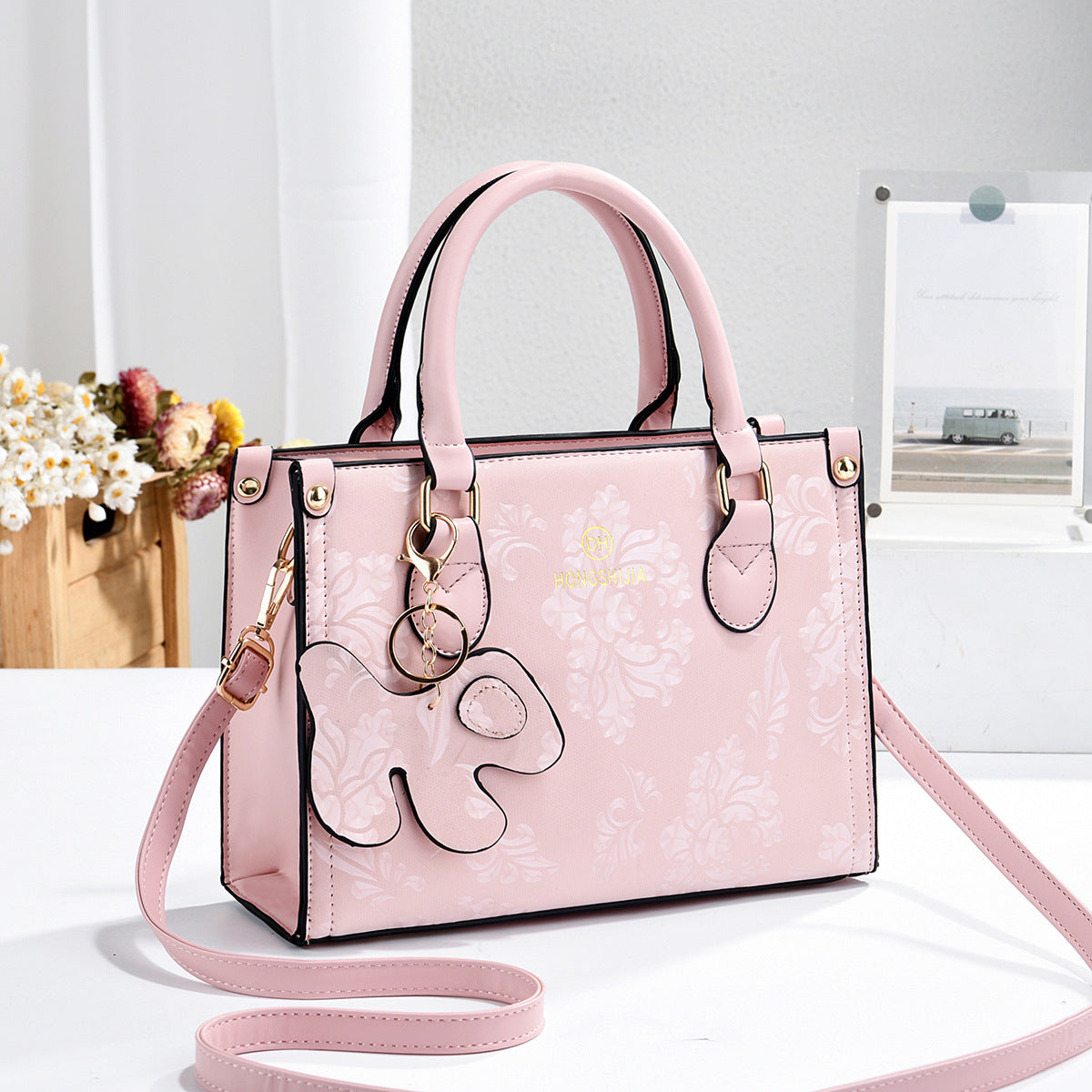 Sac à épaule polyvalent imprimé pour les mamans et les femmes