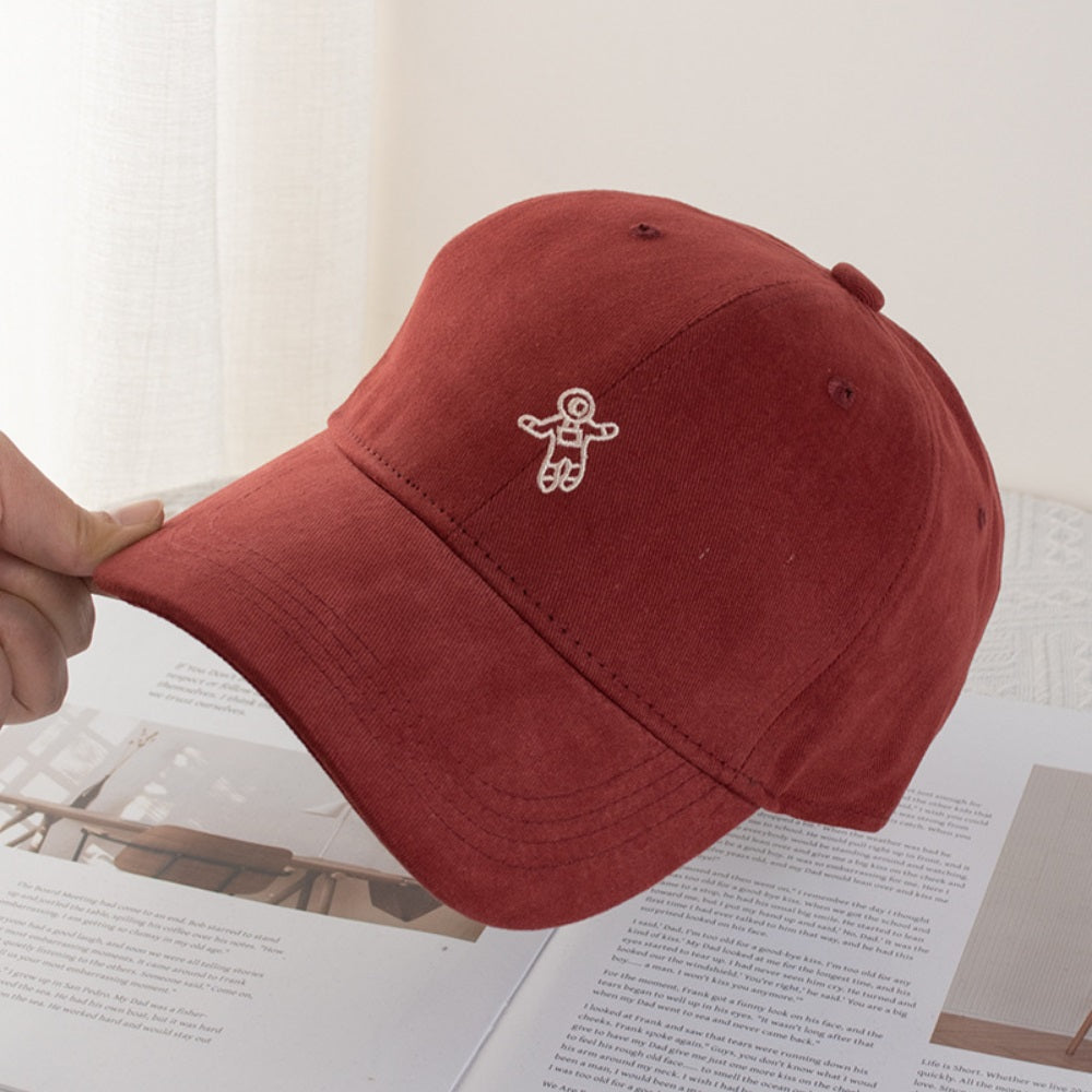 Mini Astronaute unisexe Brodé style coréen Casquette de baseball casual