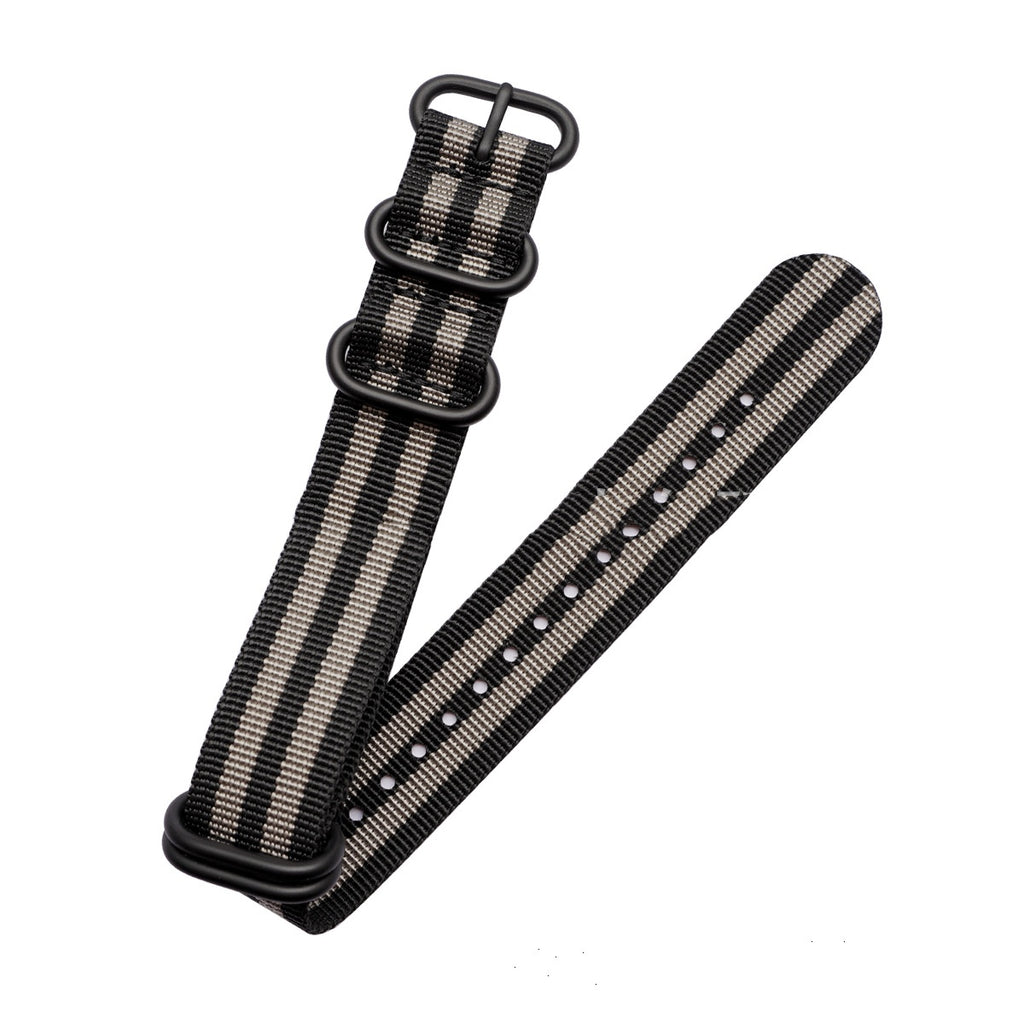 Convient pour le bracelet de montre en nylon de couleur solide