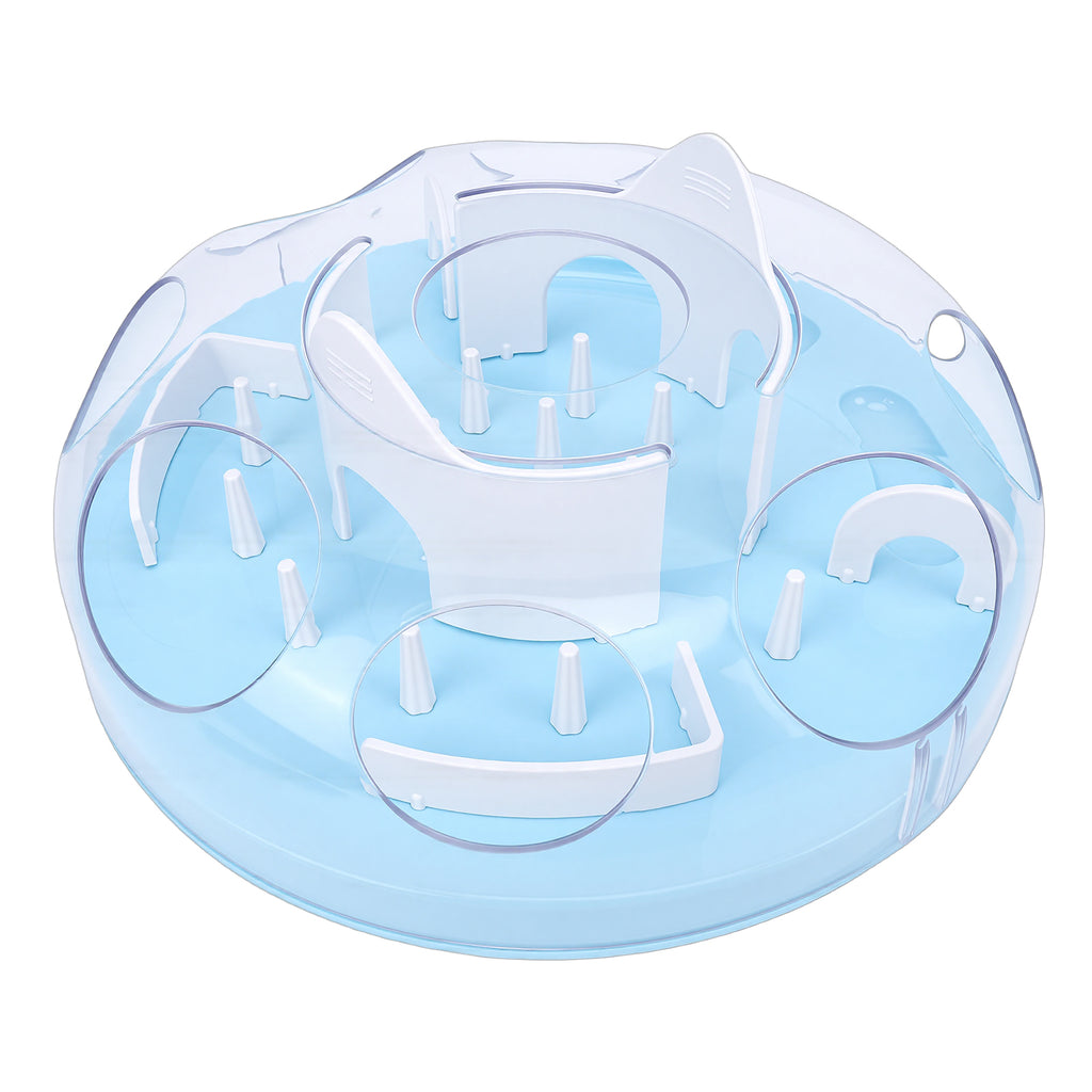 Puzzle chat interactif Feeder Funny Cat Puzzle Food Dispenser Jouet d'enrichissement pour animaux de compagnie Jouer