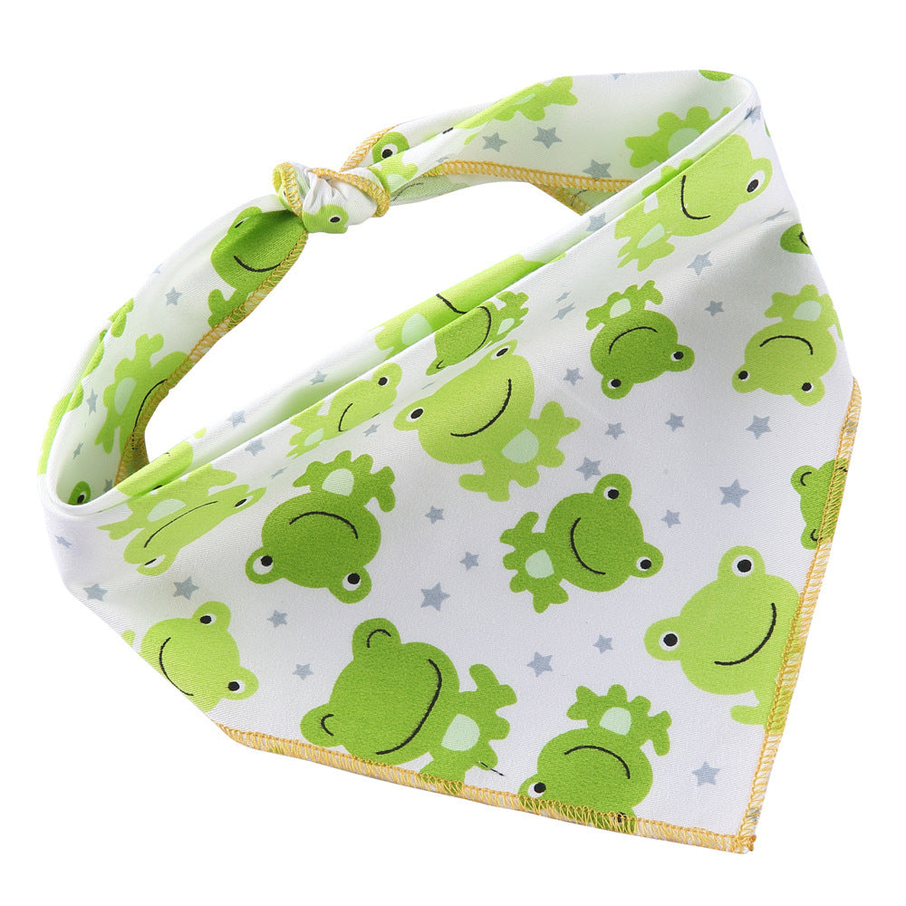 Serviette Salive pour animaux de compagnie avec impression mignonne Photo Prop