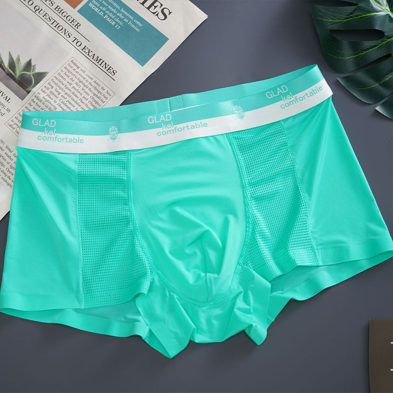 Thin Ice Silk Mesh Breathable Seamless Shorts