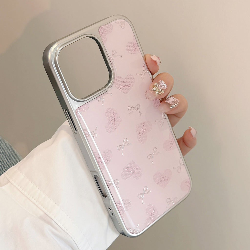 Coffre-fort d'amour de cas de téléphone de Gilding