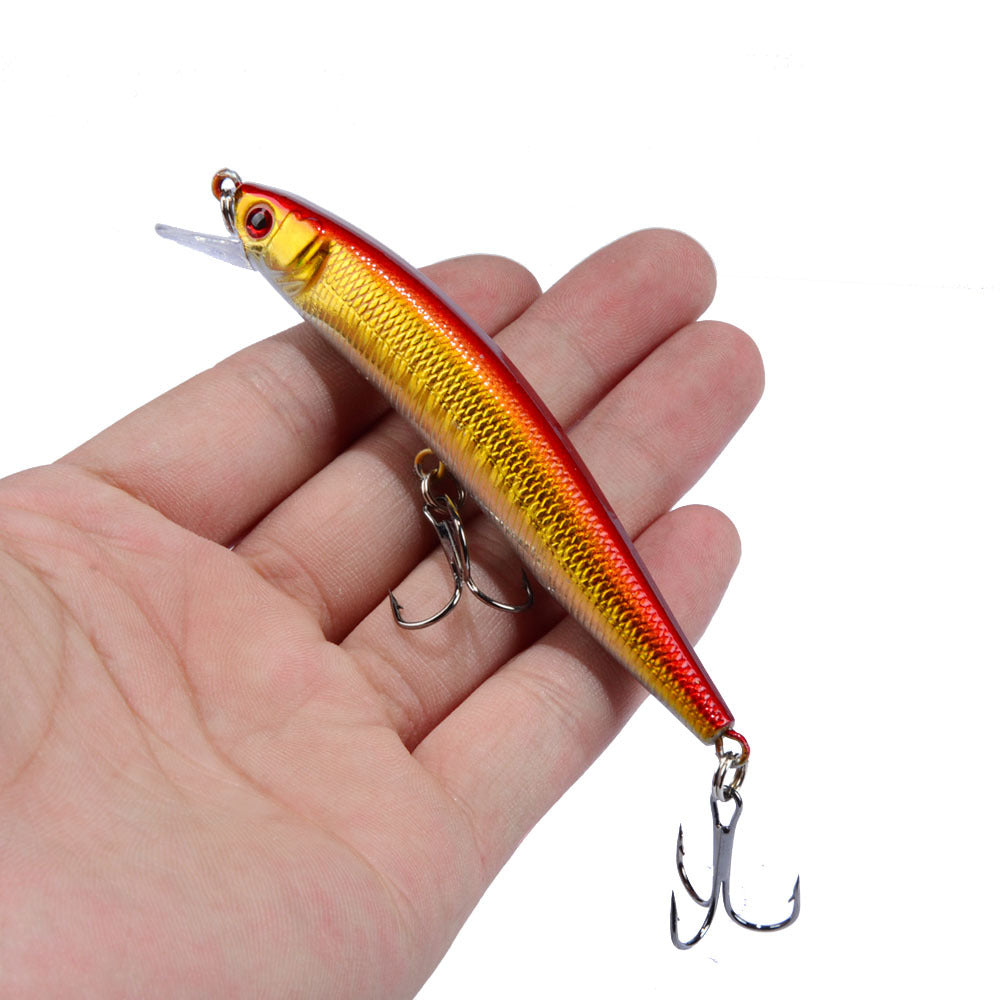10 Couleur Minorua Bait Plastic Biomimetic Fausse Fausse Bait