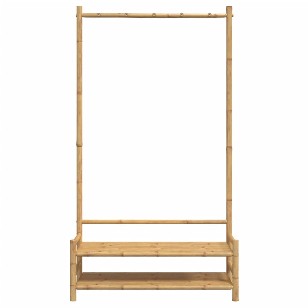 Sac de vêtements avec étagères 103x40x183 cm Bamboo