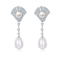 S925 Boucles d'oreilles en perles d'argent sterling