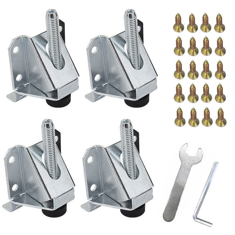 4x M10 lourd de service de nivellement hauteur réglable machine meubles pieds W serrure écrou
