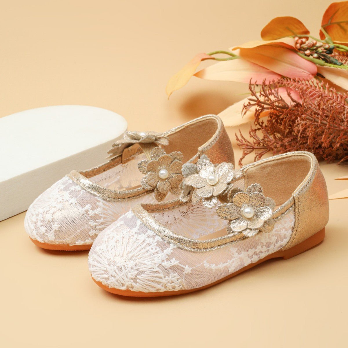 Style antique Soft Bottom Brodé Fleur Chinois Style Princesse monocouche Chaussures
