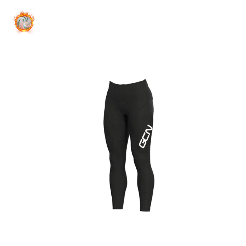 GCN Fleece Long Sleeve Cycling Jersey Cycling Jersey Running Winter Series