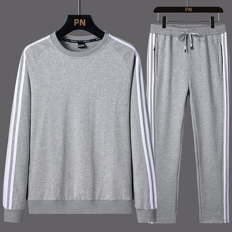 Sweatshirt et sweatpants en deux pièces pour hommes