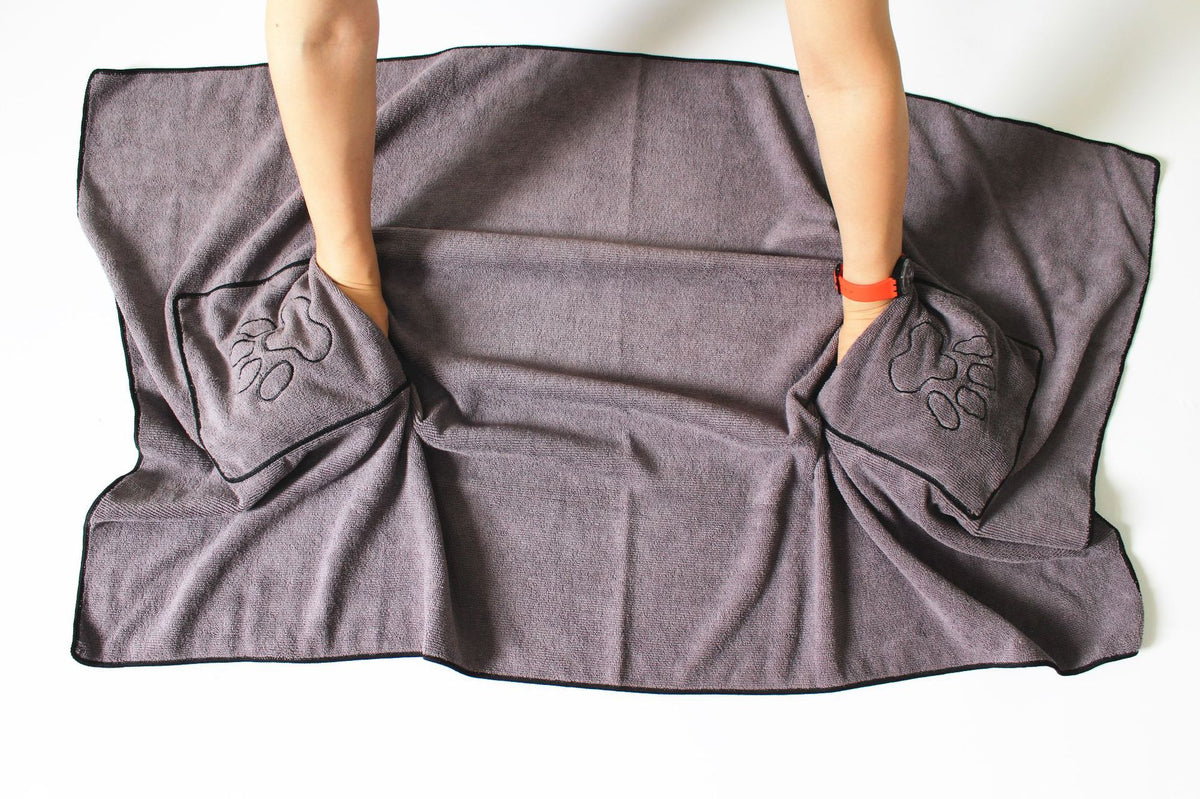 Serviette en microfibre pour animaux de compagnie