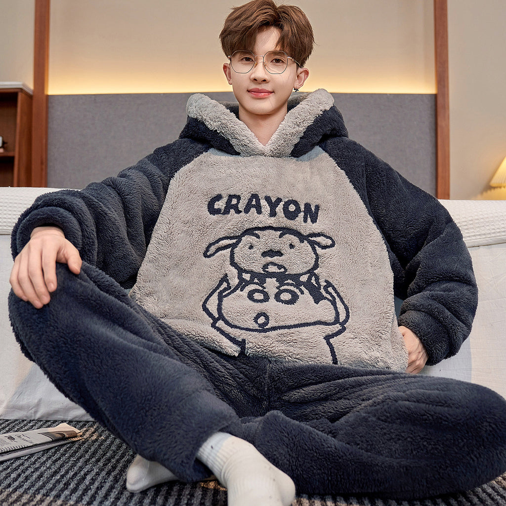 Ensemble de pyjama de dessin animé plus taille homme