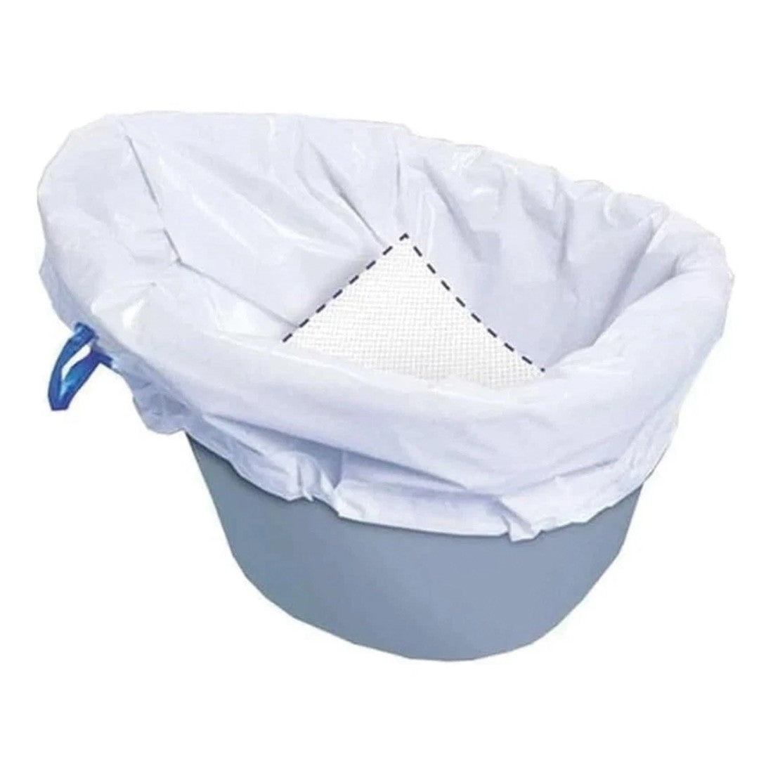 160-count Commode Liners with Absorbent Pad Universal Odor-Free Disposable Bags