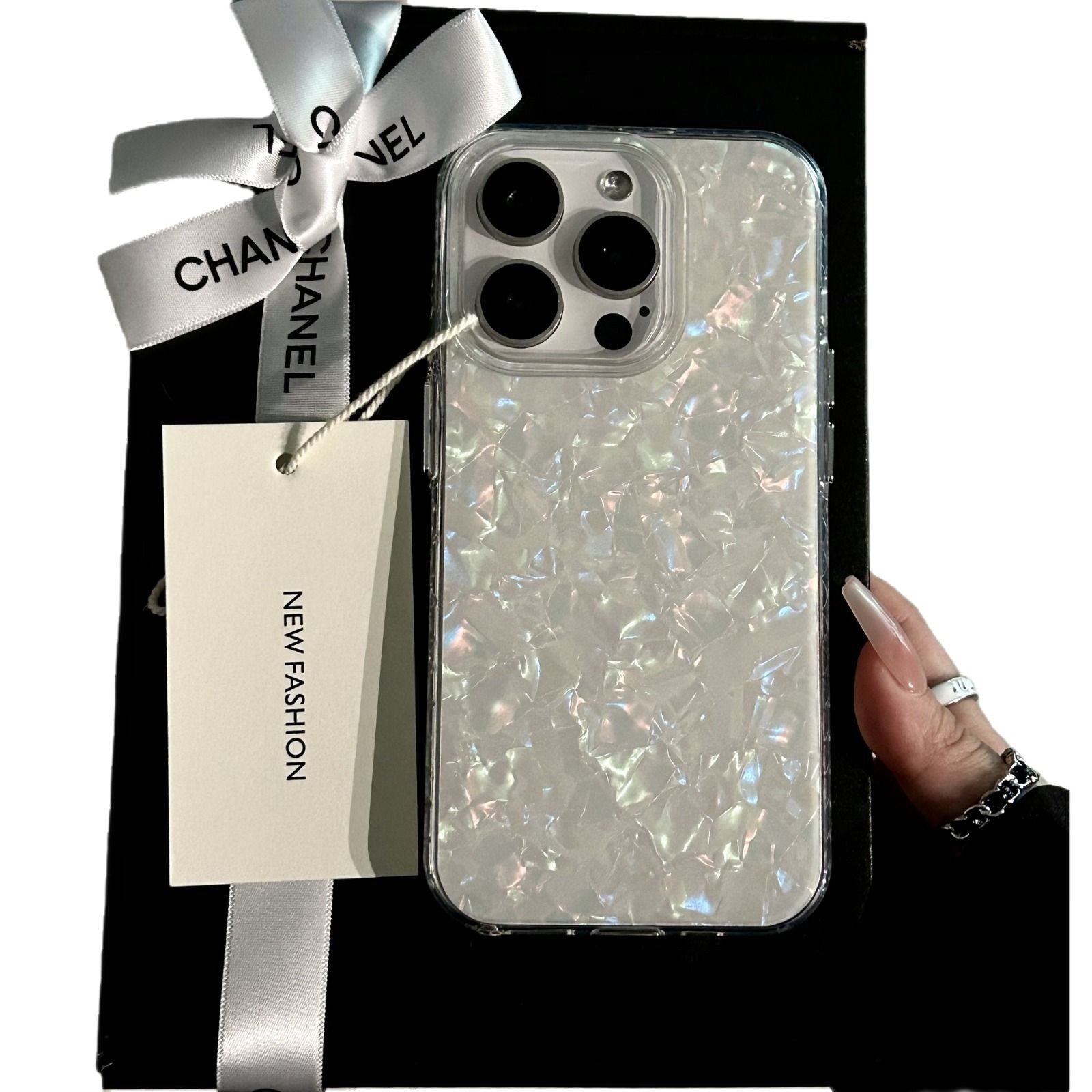 Étui de téléphone d'été avec motif Shell à gros trous