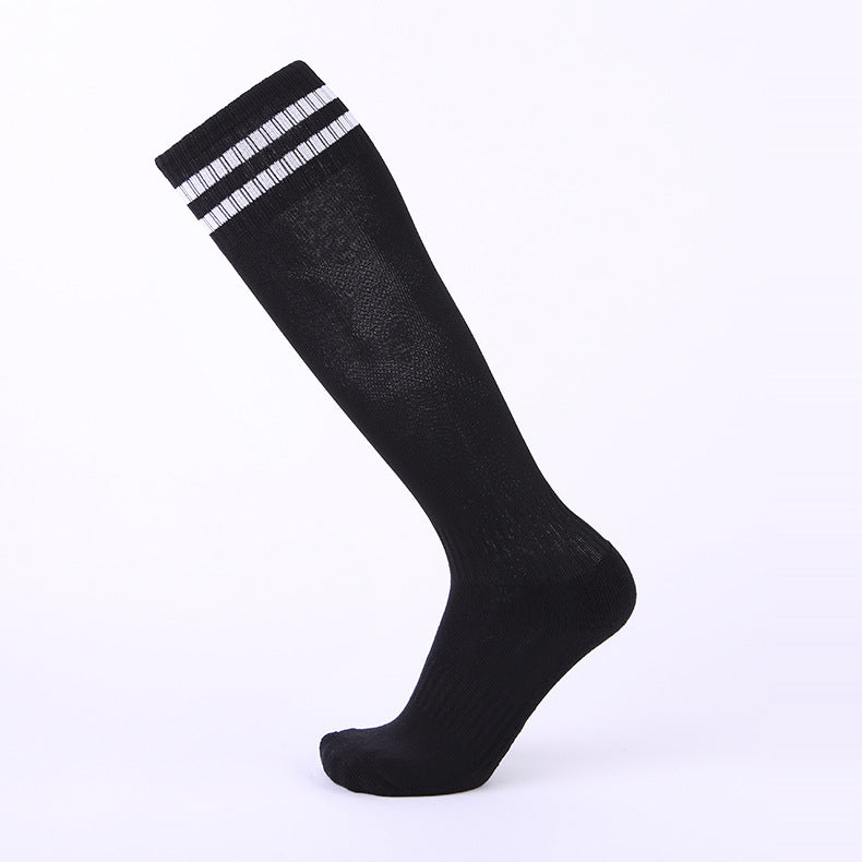 Chaussettes de sport à tube long Épaisseur Serviette sans glissade Fond Hommes Football Socks Sweat-
