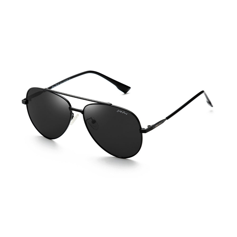 Lunettes de soleil polarisé en métal pour homme