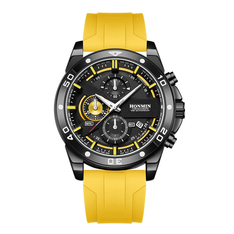 Montre Quartz Sportive Casual Homme Multifonction