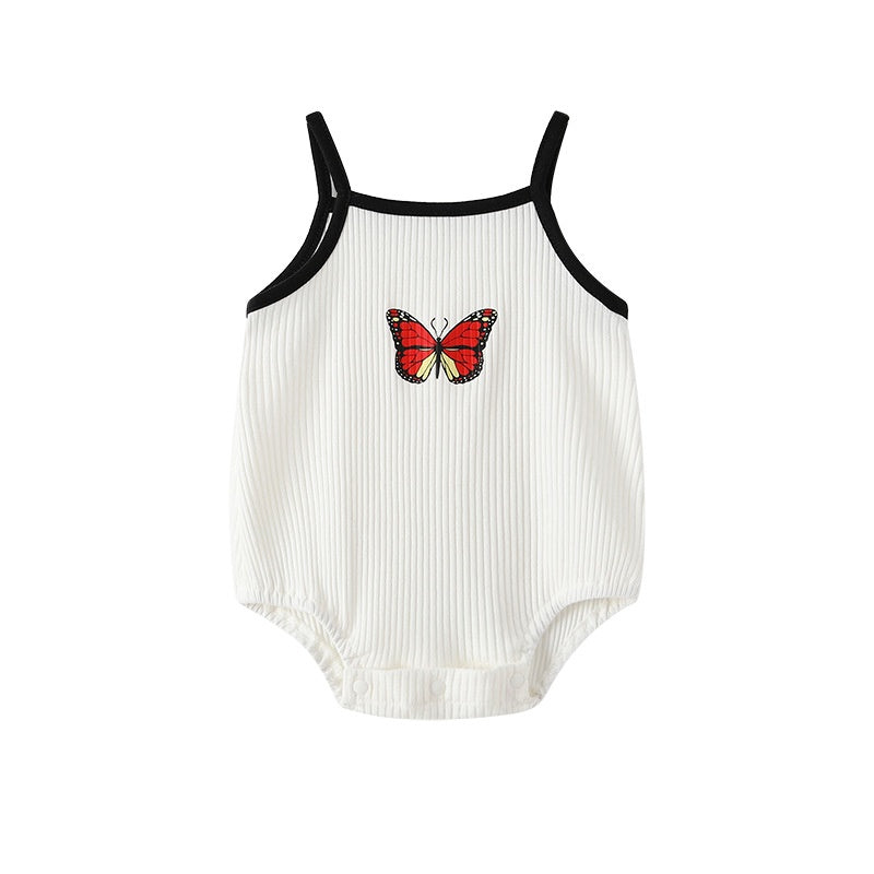 Maillot de saut Vêtements pour bébés Coton Sans manches Vêtements pour nouveau-nés Onesie