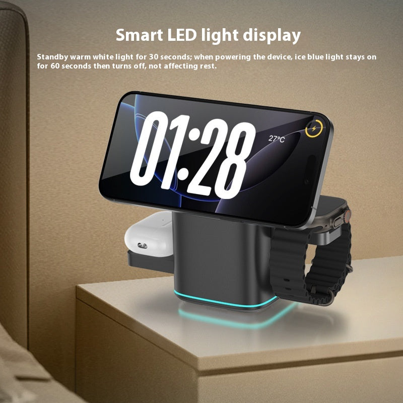3-in-1 Electric Mobile Phone Wireless Charging Stand