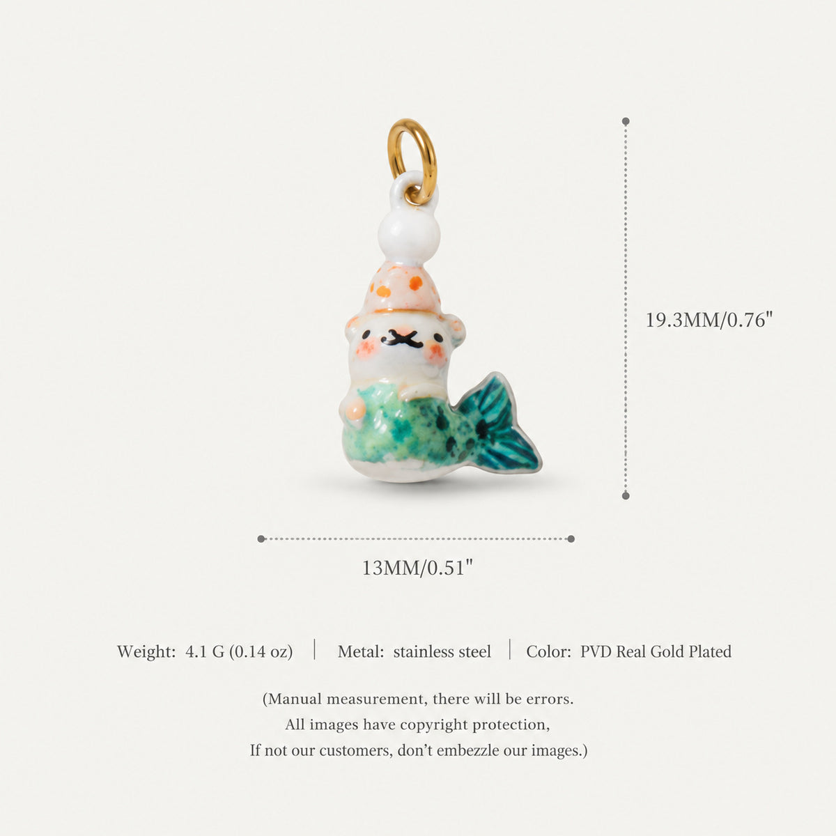 Puppy d'animaux série Zircon pendentif