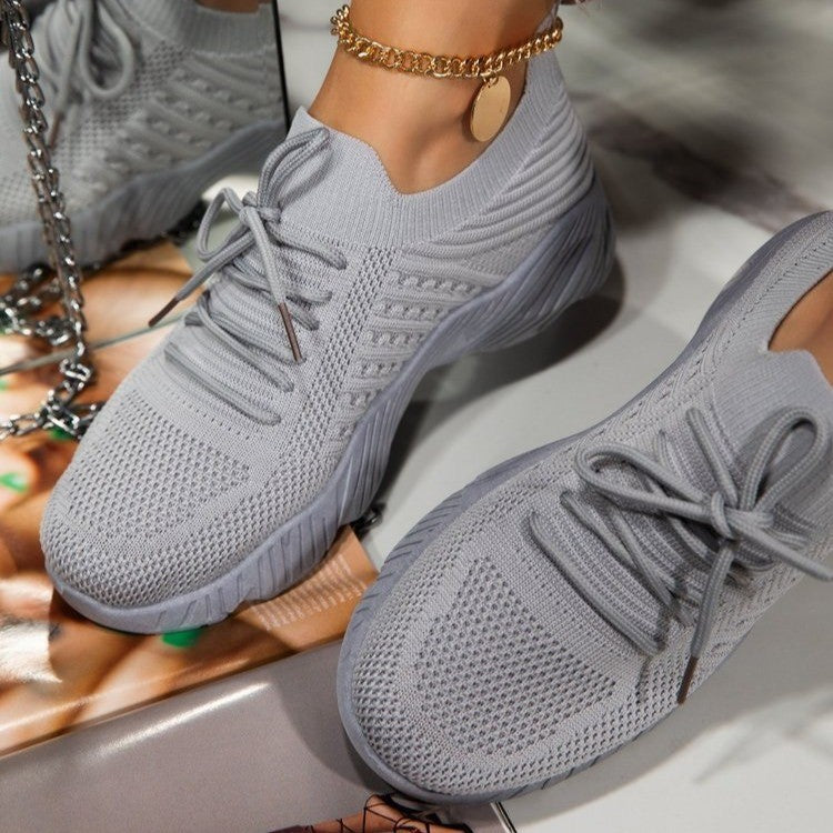 Femmes Sneaker Bas épais Solid Couleur Chaussures papa