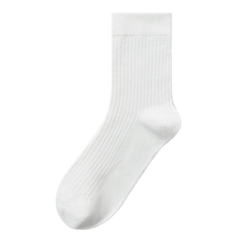 Chaussettes en coton mi-calf pour hommes avec propriétés résistantes à l'odeur